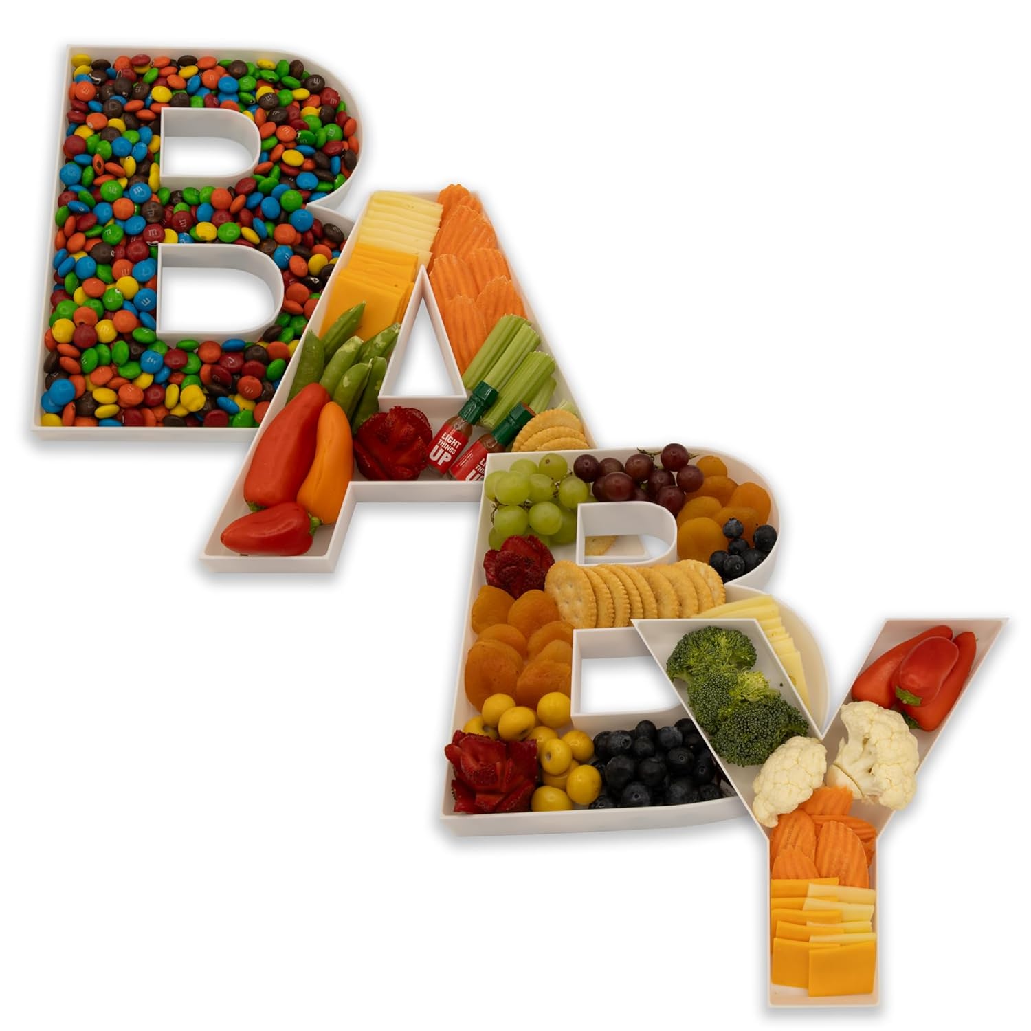 Baby Food Options - Kotak Wadah Kue Bentuk Huruf Isi