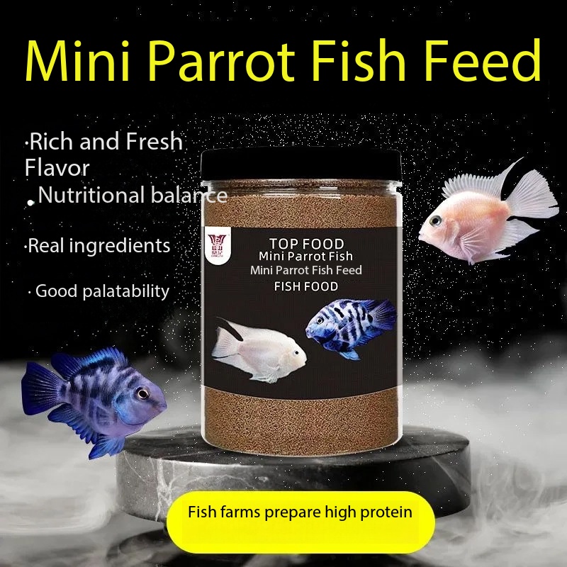 Baby Food Diet - Pakan Ikan Mini Parrot Spirulina Astaxanthin