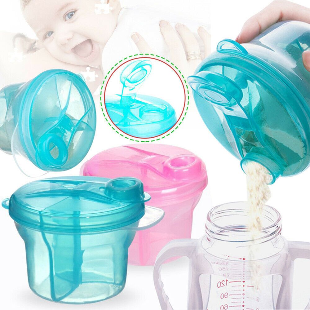 Baby Food Options - Dispenser susu bubuk bayi, 3 dosis