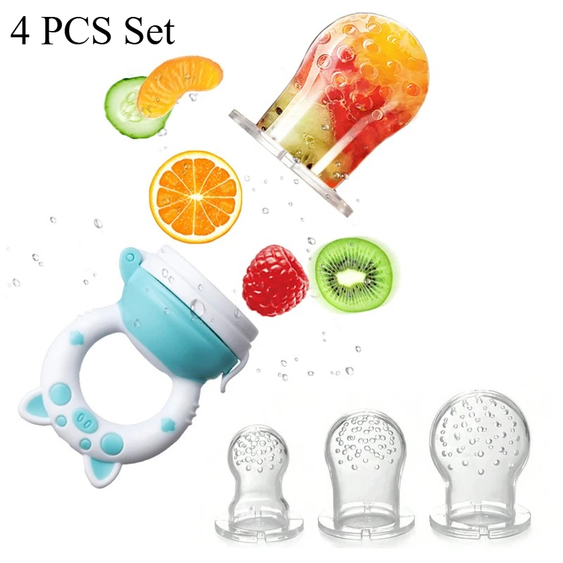 Baby Food Diet - 4pcs/set Alat Makan Buah & Sayur