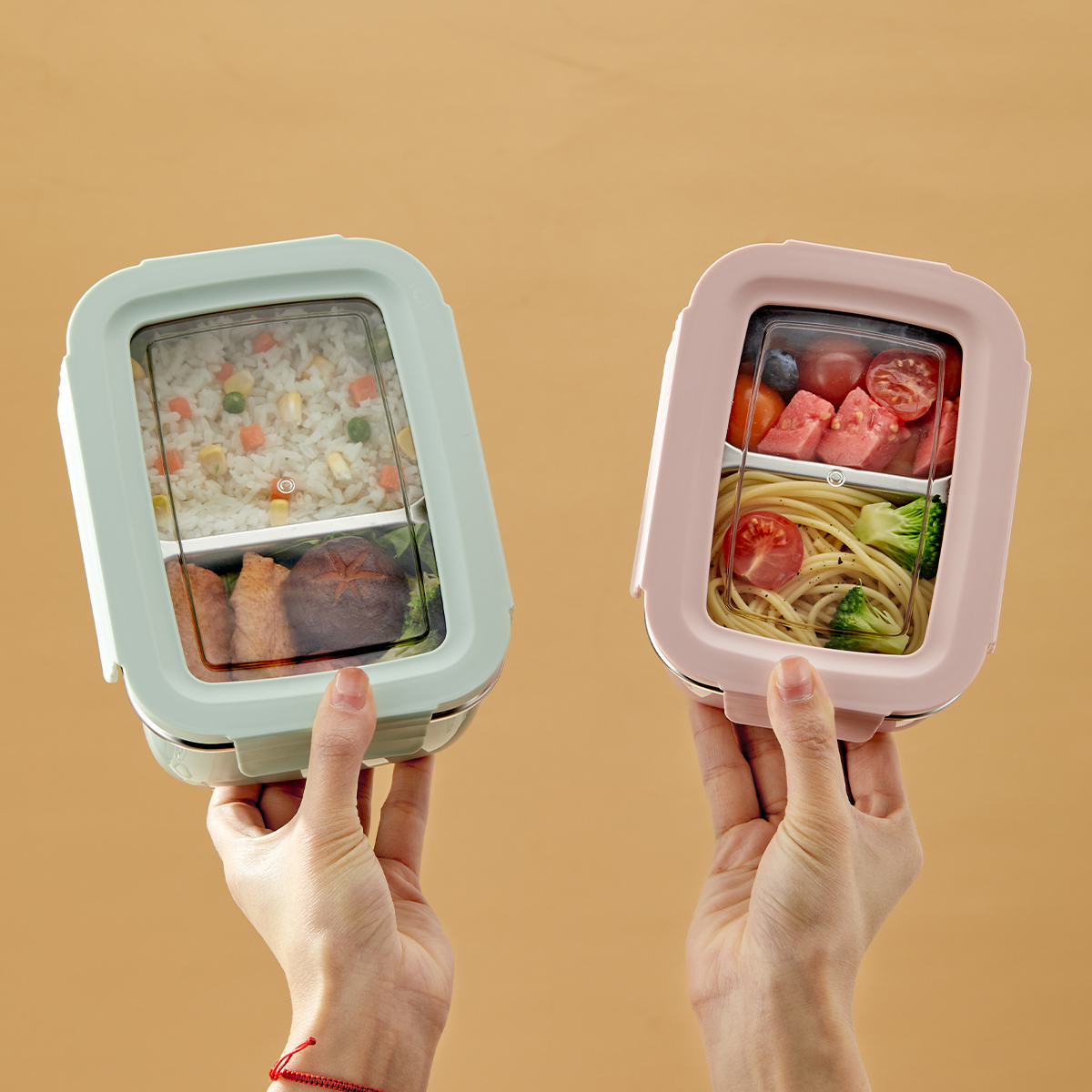 Baby Food Organizer - Kotak Makan Siang Kompartemen Baja Tahan