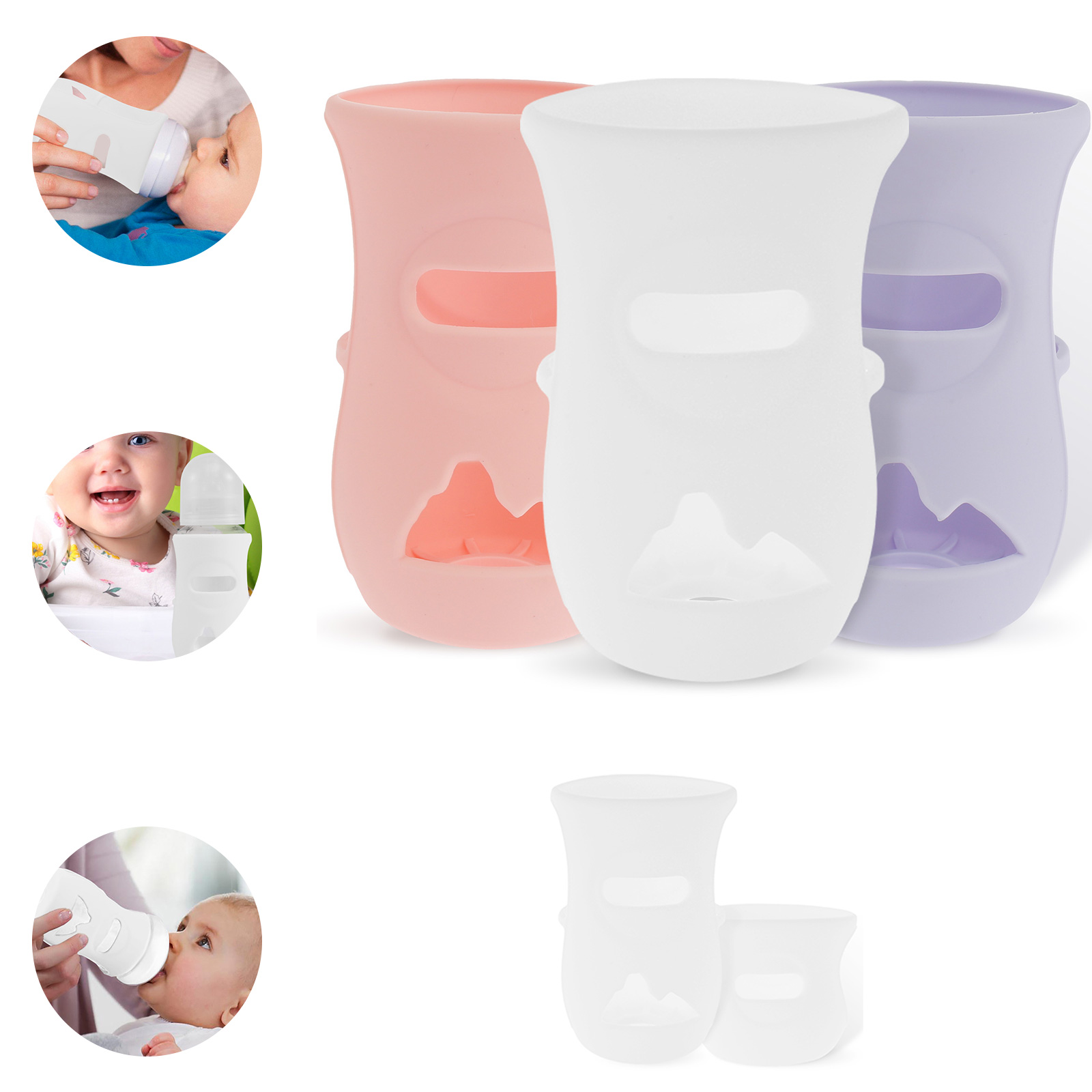 Baby Food Packaging - Penutup botol silikon lengan bayi botol