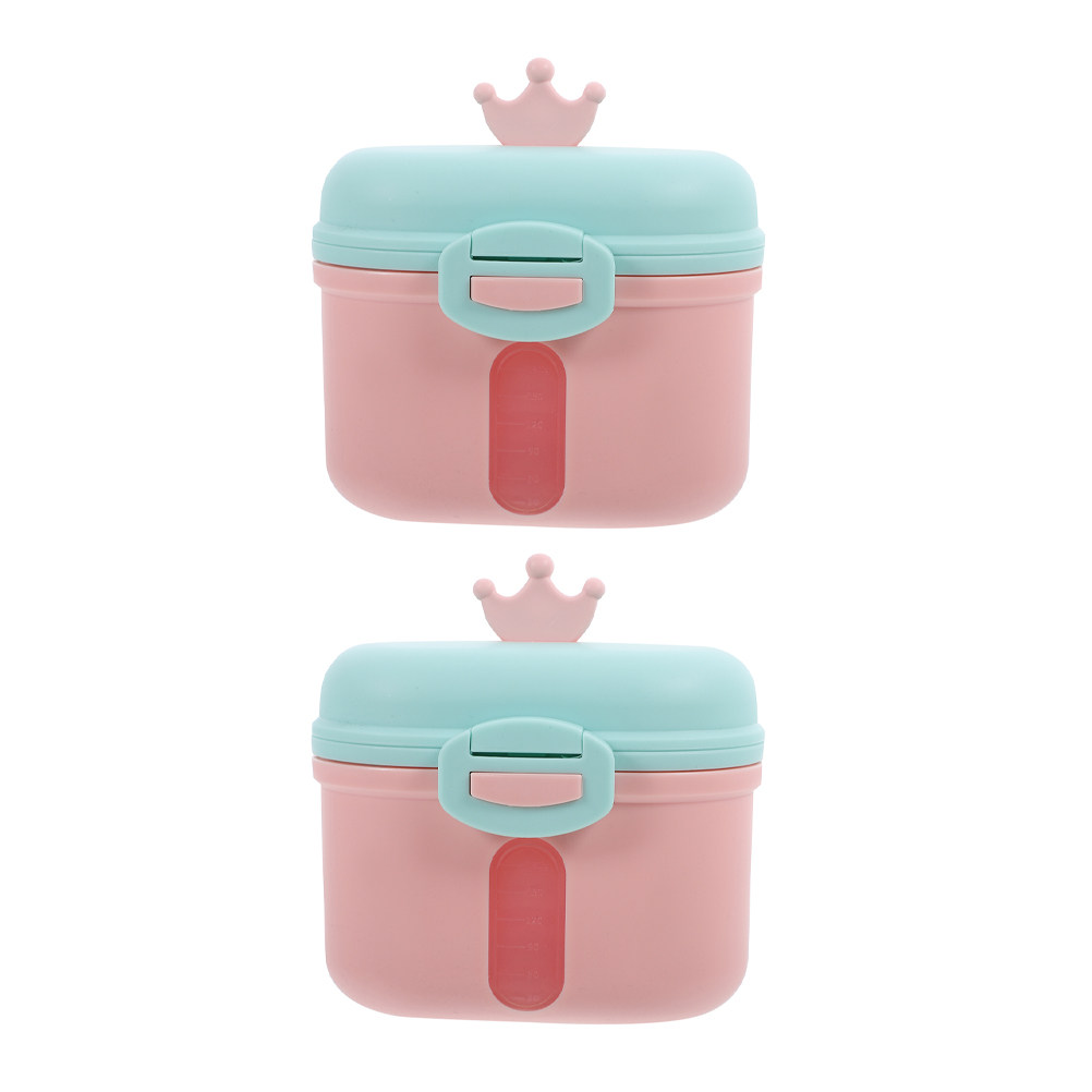 Baby Food On The Go - 2Pcs Wadah Penyimpanan Susu Bubuk Kedap