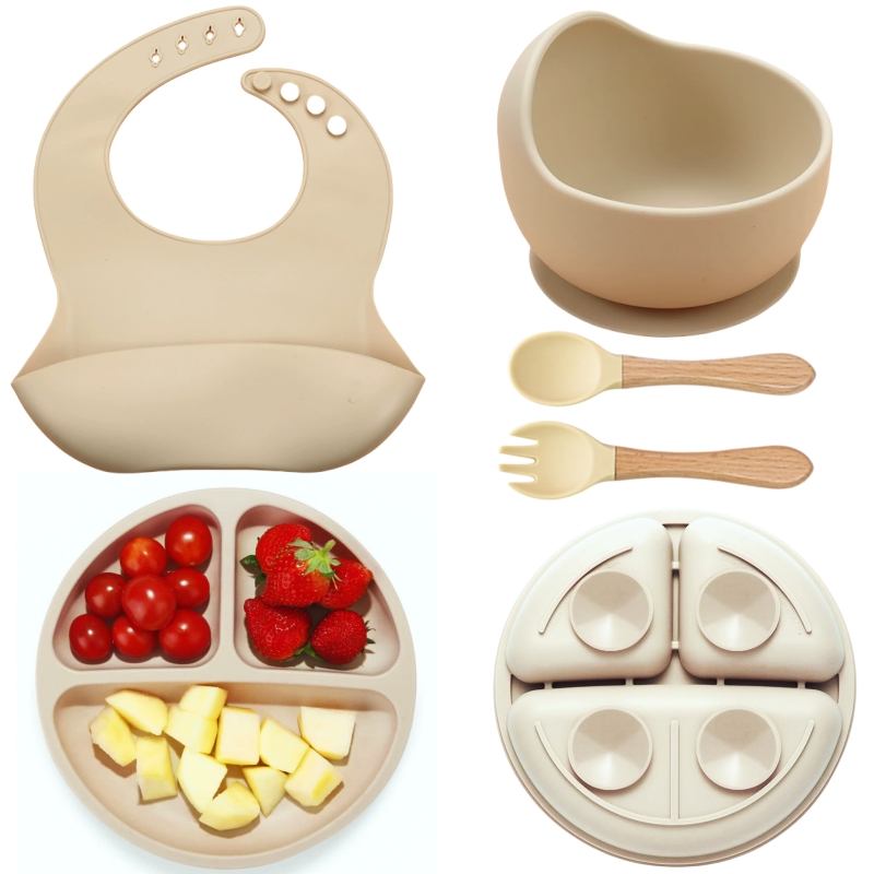 Baby Food Menu - 5 Buah Set Makan Bayi Silikon
