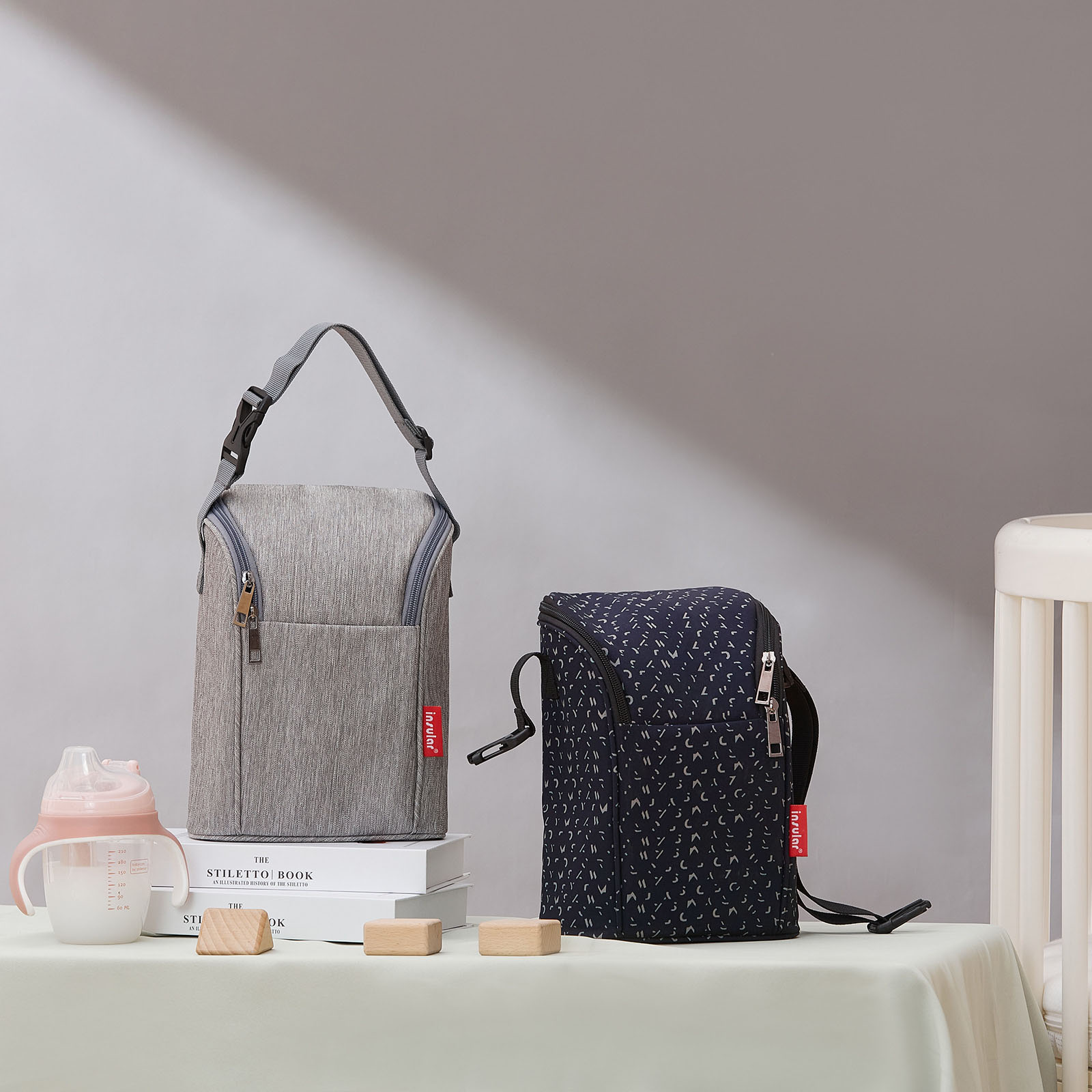 Baby Food On The Go - Sarung Botol Susu Terisolasi Kompak, Kantong