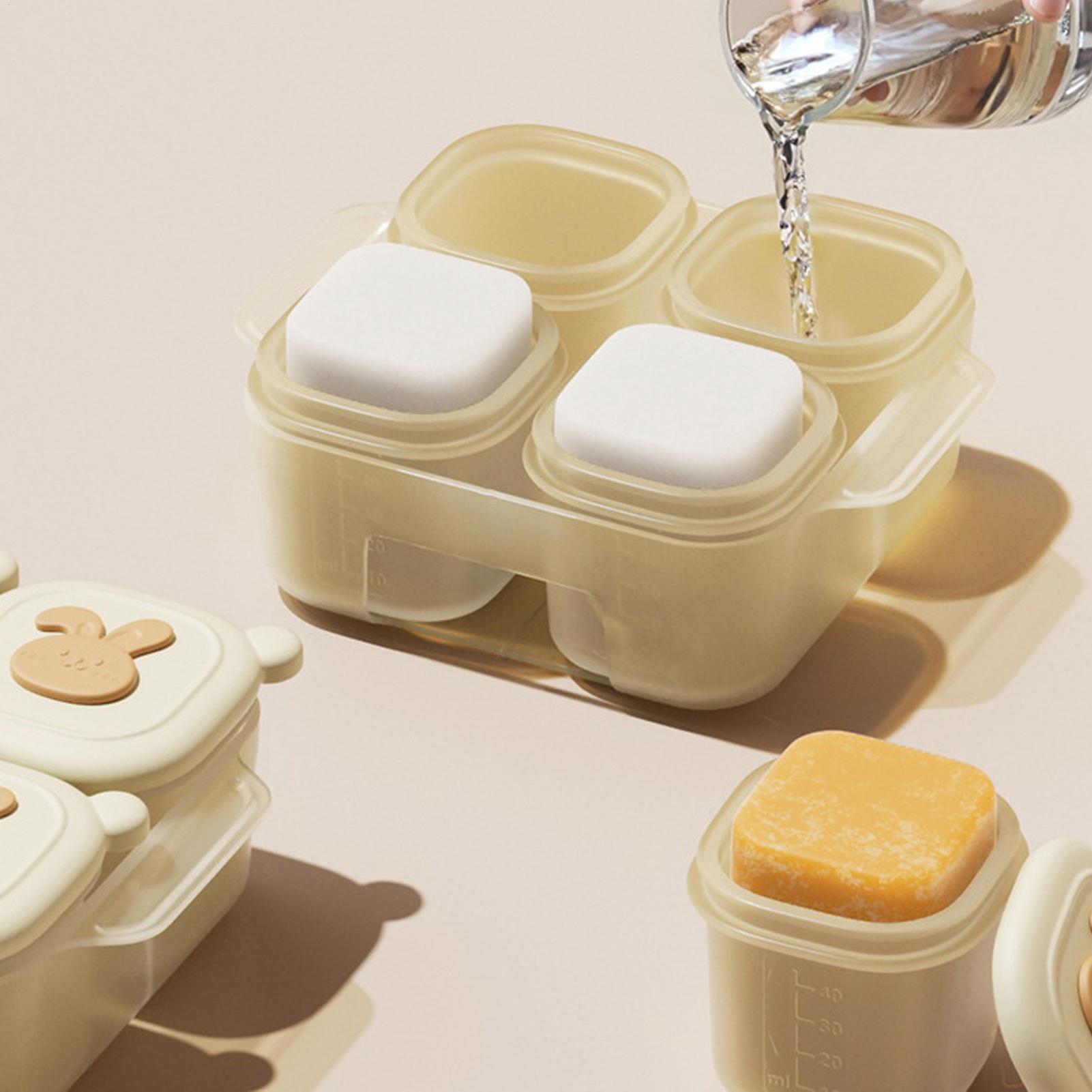 Wadah Beku Makanan Bentuk Kubu - Baby Food Tray ulasan dan harga