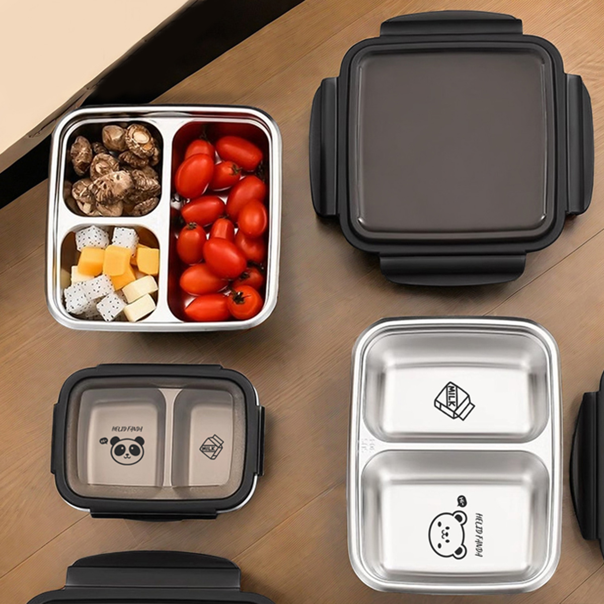 WORTHBUY 2/3 Grid 304 Kotak Ma - Baby Food Organizer ulasan dan harga