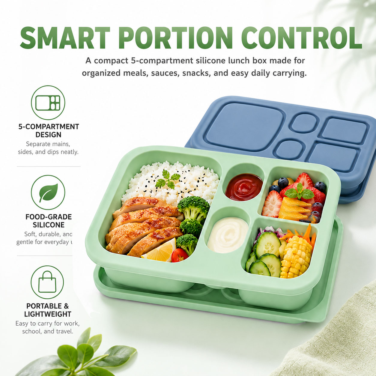 Kotak Makan Siang Bento Siliko - Baby Food Plan ulasan dan harga