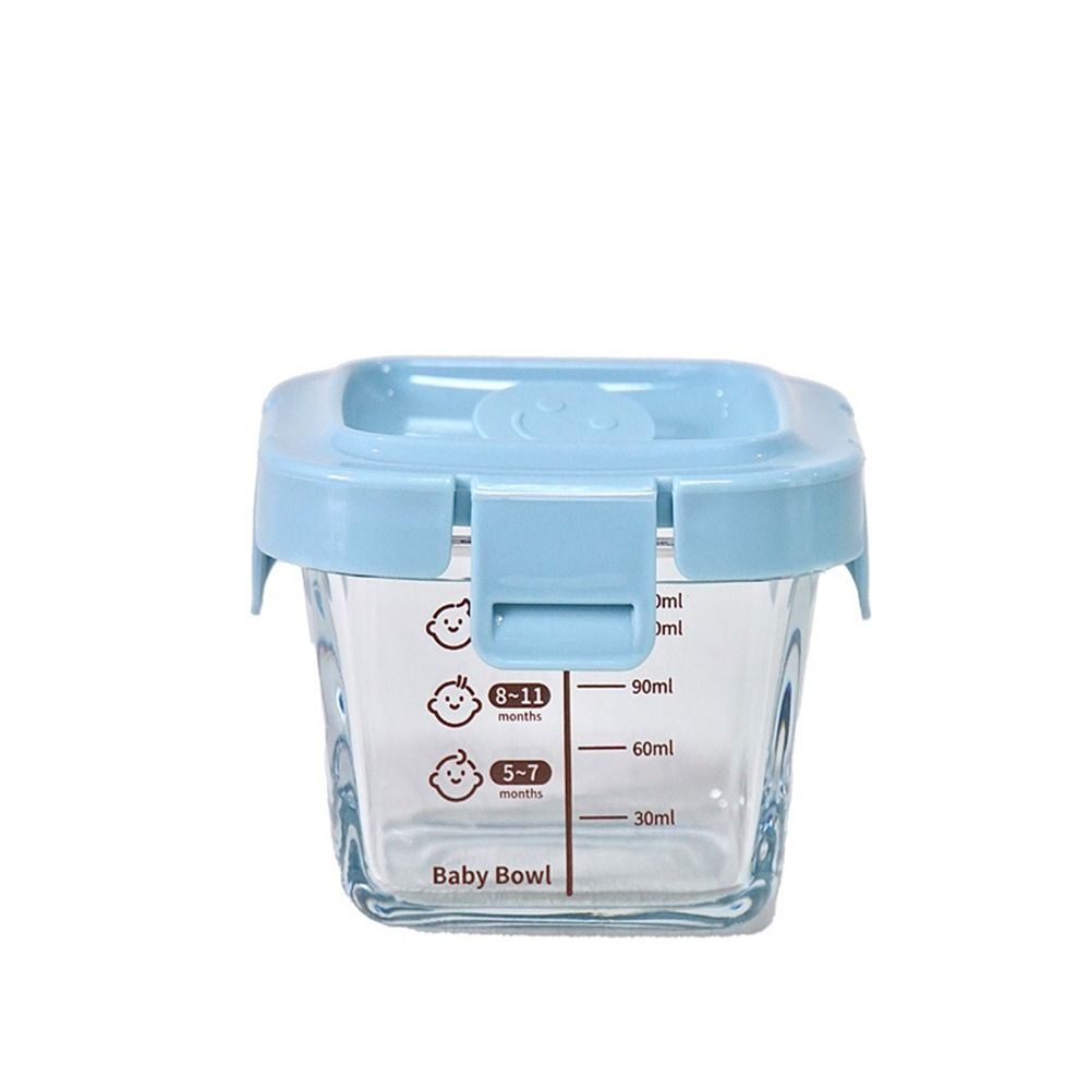 Kotak penyimpanan makanan kaca - Baby Food Options ulasan dan harga