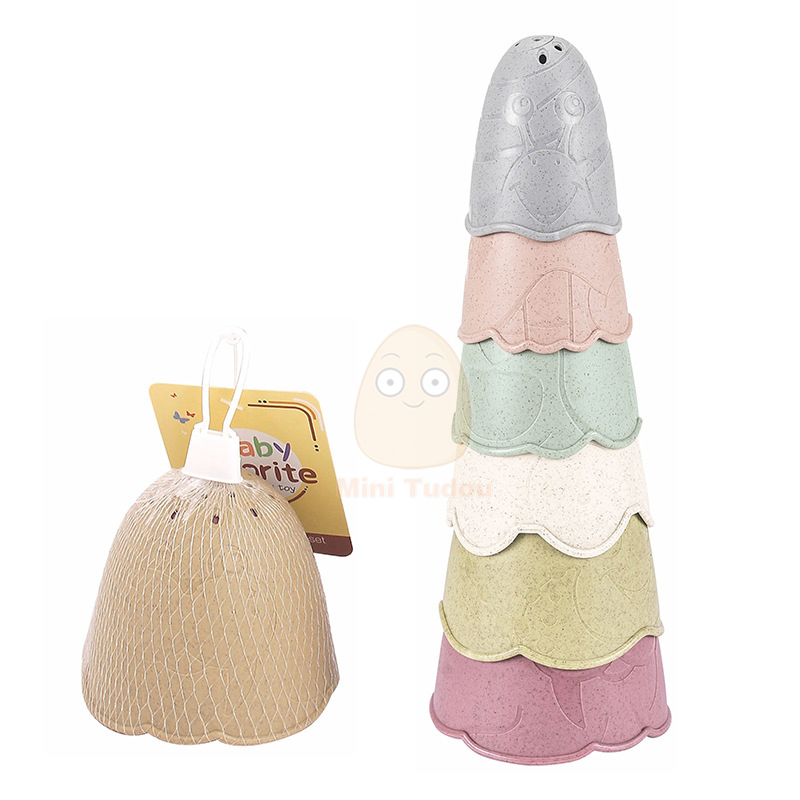 Mainan bayi cangkir susun kart - Baby Food Nestum ulasan dan harga