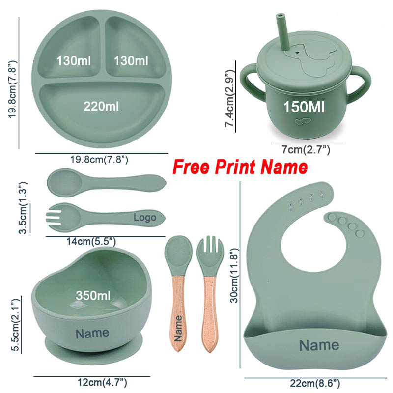 Set peralatan makan silikon un - Baby Food Menu ulasan dan harga