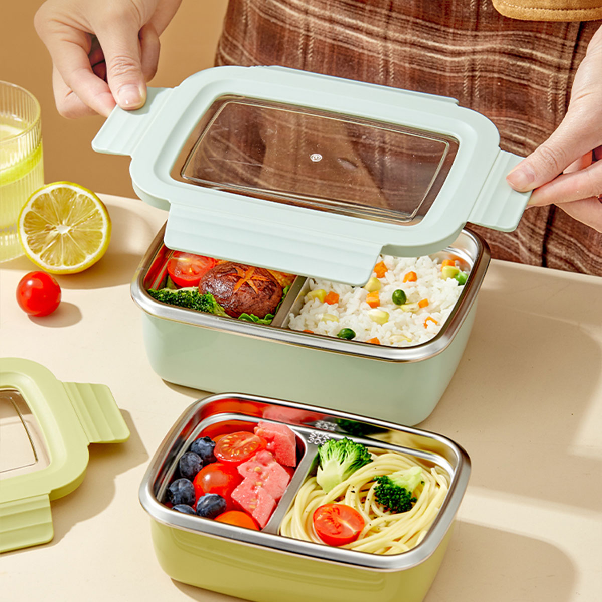 Kotak Makan Siang Kompartemen  - Baby Food Organizer ulasan dan harga