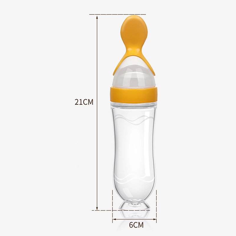 Meremas botol makan silikon la - Baby Food Diet ulasan dan harga