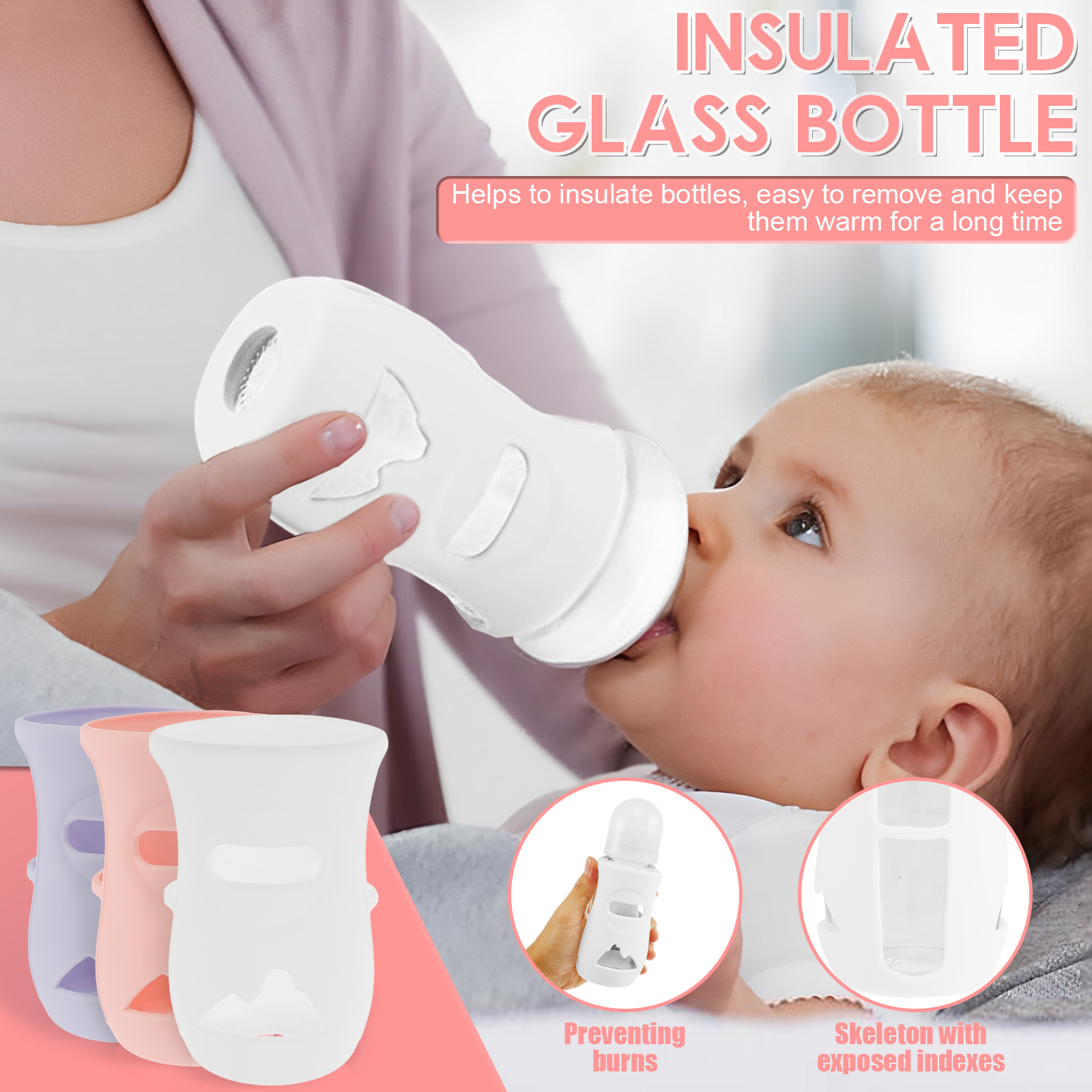 Penutup botol silikon lengan b - Baby Food Packaging ulasan dan harga