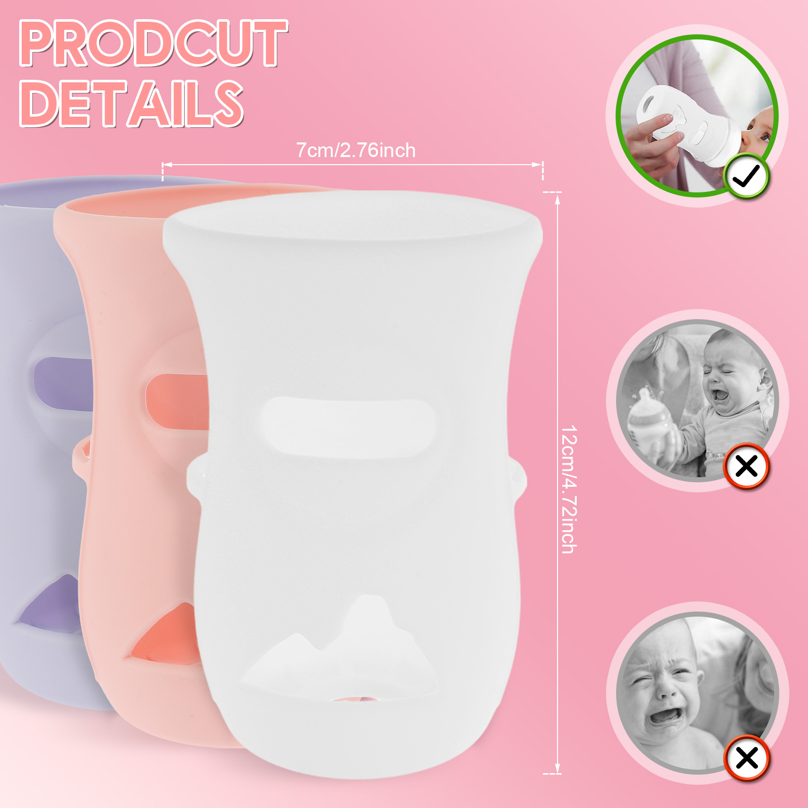 Penutup botol silikon lengan b - Baby Food Packaging ulasan dan harga