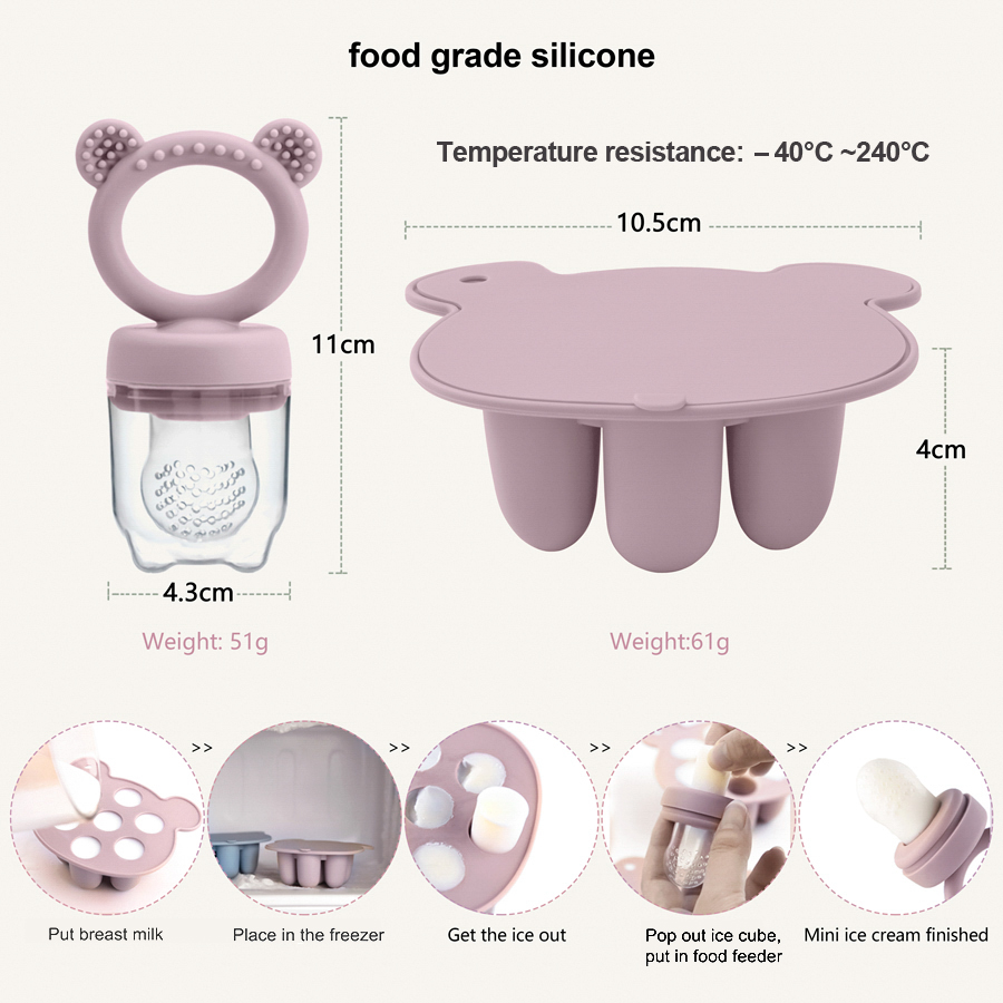 Cetakan Es Krim Silikon untuk  - Baby Food Options ulasan dan harga
