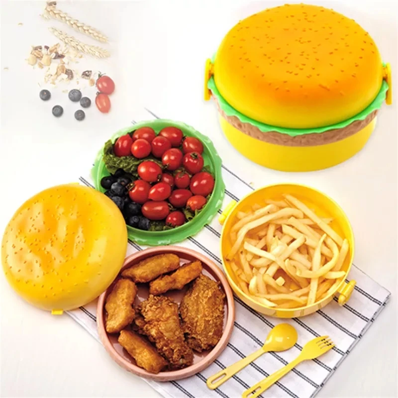 Kotak makan siang Hamburger ti - Baby Food Organizer ulasan dan harga