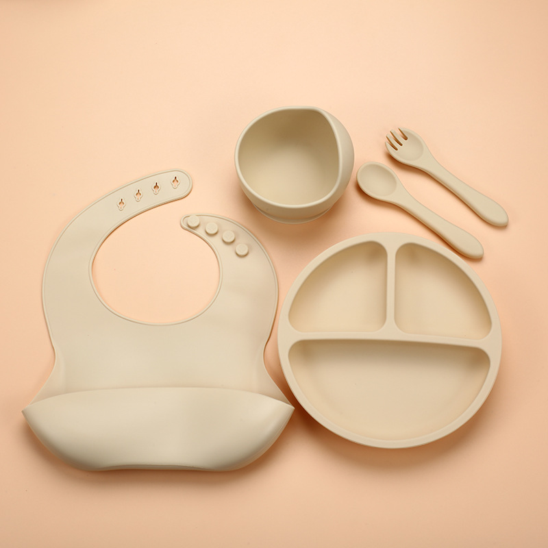 5 Buah Set Makan Bayi Silikon  - Baby Food Menu ulasan dan harga