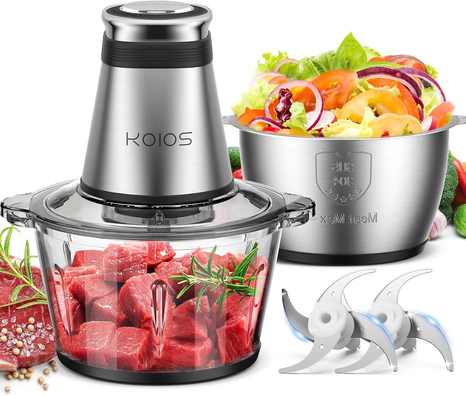 Penggiling Makanan 500W, 2 Wad - Veggie Baby Food ulasan dan harga