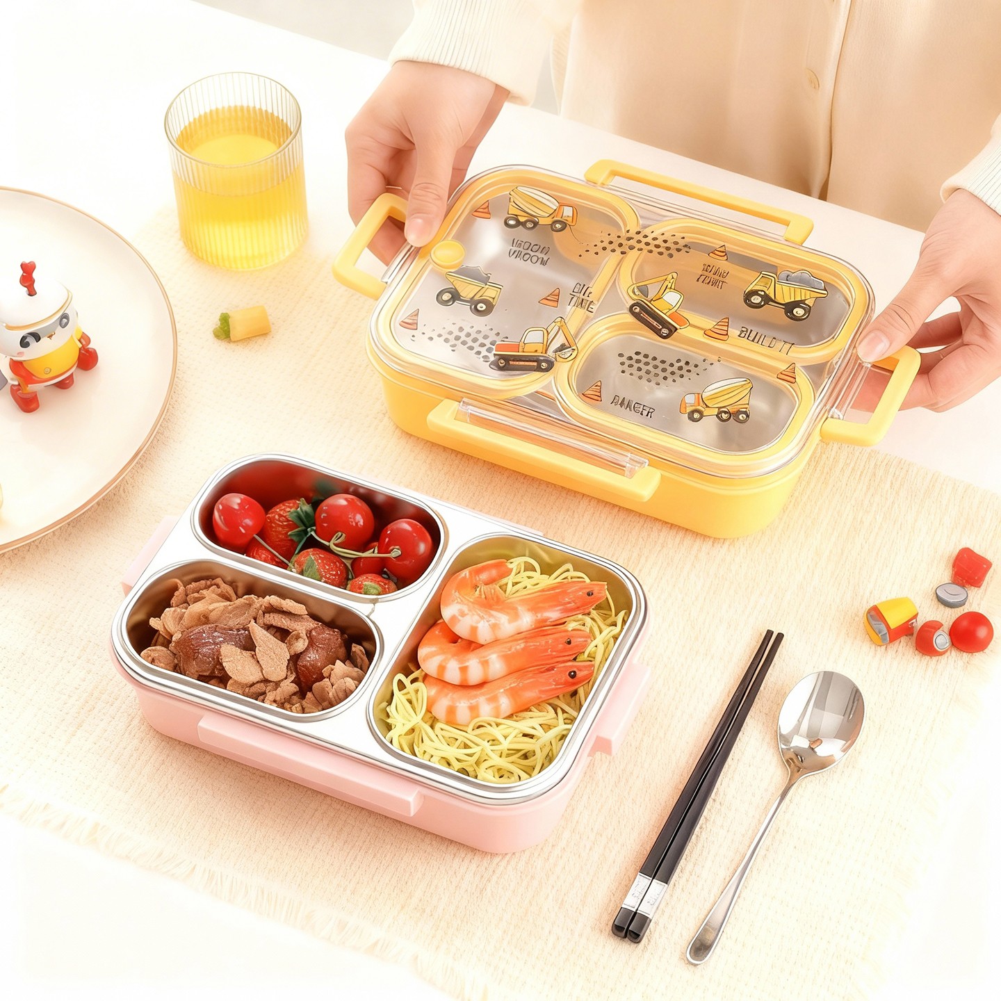Kotak Makan Siang Anak Motif K - Baby Food Organizer ulasan dan harga